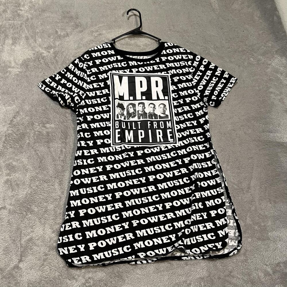 Empire Maxi Shirt Womens XL Black MPR Built From Empire Money Power Music